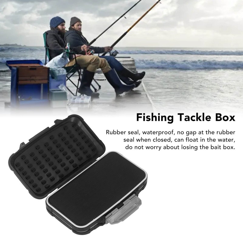 Thickened Multi Functional Fishing Tackle Box Double Opening 4 Sided