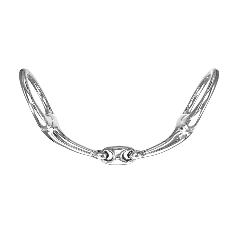 Equine Smile ES0097 ErgoBit Olive Head Bit Double Broken Stainless