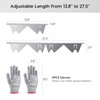 Viesembo Stove Gap Covers Stainless Steel, Retractable Oven Gap Filler