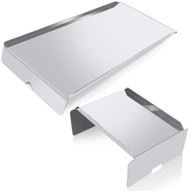 Hiorucet BCA012 Heat Baffle Diffuser & BAC006 Drip Pan for Traeger Pro Series 34, Tex Elite, Texas Elite 34, Eastwood 34, Texas Pro, BCA-012 Heat Deflector, BAC-006 Drip Tray for Traeger Grill Parts.