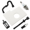 Hoypeyfiy Chain Saw Spark Plug Oil Tube Filters Kit, Replacement