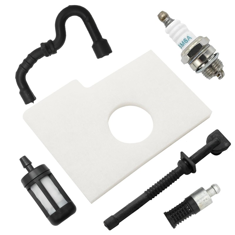 Hoypeyfiy Chain Saw Spark Plug Oil Tube Filters Kit, Replacement