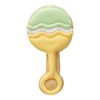 Birkmann Baby Rattle Cookie Cutter, 3-Inch, Grey Plastic, 5 x