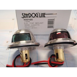 Sea-Dog BOW LIGHT RED & GREEN SIDE LIGHTS 400165 SEADOG STAINLESS TOP MOUNT NAVIGATION