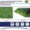 Windscreen4less 1 PC 20"x20" Artificial Boxwood Panels Faux Plant Grass