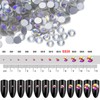 Dowarm 720pcs SS20 Flatback Crystals, 4.8MM Non-Hotfix Rhinestones for Crafts,
