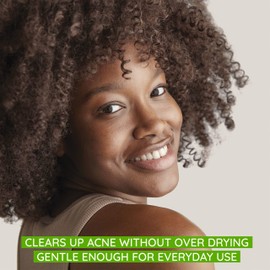 Aveeno Clear Complexion Foaming Oil-Free Facial Cleanser with Soy Extract & 0.5% Salicylic Acid, Acne Treatment Face Wash for Acne-Prone Skin, Sulfate-Free & Hypoallergenic, 6 fl. oz