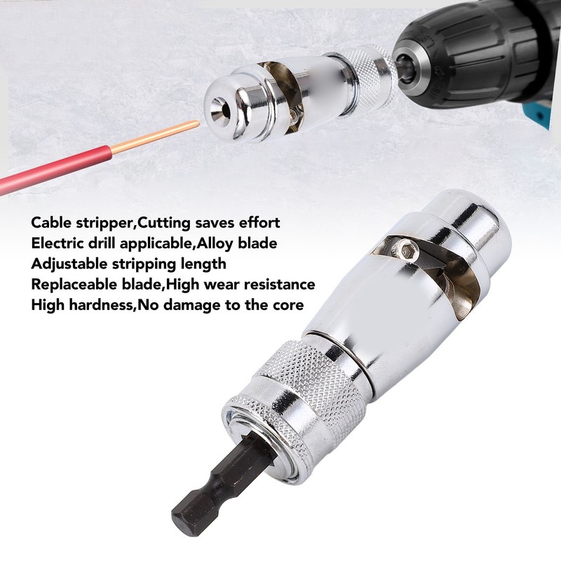 2.5mm² Electric Wire Stripper High Efficiency Multifunctional Portable Cable Stripping