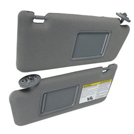 WFLNHB Gray Driver and Passenger Side Sun Visor Set Left and Right Replacement for 2005-2015 Toyota Tacoma 74320-35C10-B0 74310-35C10-B0 74320-04181-B1 74310-04181-B1