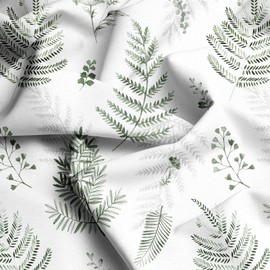 YIYEA King Size Pillow Cases Set of 2, Ultra Soft Double Brushed Microfiber Pillowcases King, Floral Bed Pillow Covers, Fade Resistant, Easy Slip-On (20"x36")