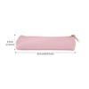 ALLY-MAGIC Leather Pencil Case Coloured Slim Pencil Case with Metallic