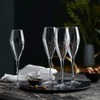 Luigi Bormioli Atelier 9.25 oz Champagne Glasses, 6 Count (Pack