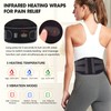 CUEHEAT Heated Waist Belt, Cordless Heating Pad for Low Back,
