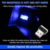 Ouzorp 2 Pcs Mini USB LED Light, Car LED Interior