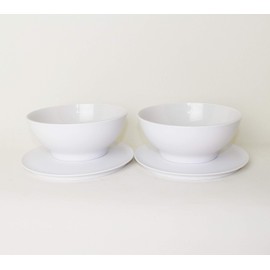 TUPPERWARE Allegra Serving Bowl 2 x 275 ml White/Silver
