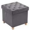 BRIAN & DANY Ottoman with Storage, Foldable Storage Ottoman Cube