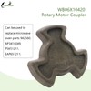 WB06X10420 Turntable Motor Coupler Compatible with GE Kenmore Hotpoint Microwaves