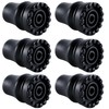 MOTOFITOOL 6 Pack Rubber Cane Tips, Heavy Duty 3/4 Inch