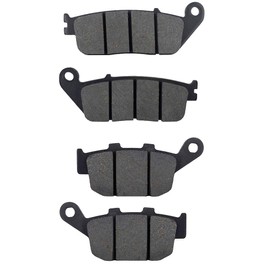 AHL Motorcycle Front and Rear Brake Pads for Honda NTV 650 1988 to 1997