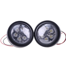 BLUESUNSOLAR 2Pcs LED Work Light With Rubber Housing AR85258 AR85262 WL-0180 Replacement for John Deere Tractor 2140 2350 2355 2510 2520 2550 2555 2750 2755 2955 (2PCS)