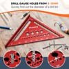 Speed Square, Preciva 7inch/180mm Set Square, Triangle Ruler with 14