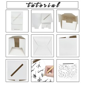 SietDESEO White Money Box Card Box Holder for Wedding Party Birthday Baby Shower Bridal Shower Raffle Ticket