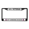 Sign Destination Metal License Plate Frame U.S. Veteran 82Nd Airborne