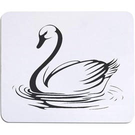 Azeeda 'Einfacher Schwan' Maus Matte/Schreibtisch Pad (MO00035357)