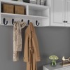 IBosins 20PCS Coat Hooks Wall Mounted Single Prong Robe Hook