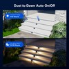 6 Pack Solar Powered Step Lights Outdoor Waterproof LED for