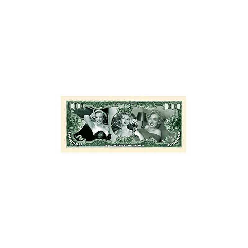 American Art Classics Marilyn Monroe Million Dollar Novelty Bill Collectible
