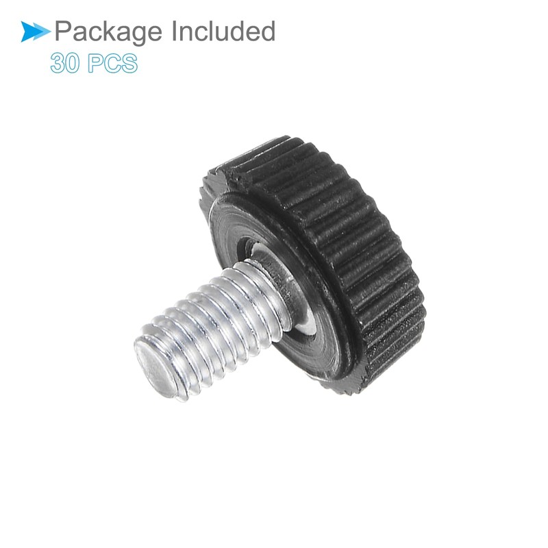 CoCud Thumb Screw Knurled Knobs, M5 x 10mm Male Thread,