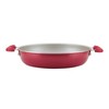 Rachael Ray 8-Piece Create Delicious Stackable Nonstick Cookware Set, Red