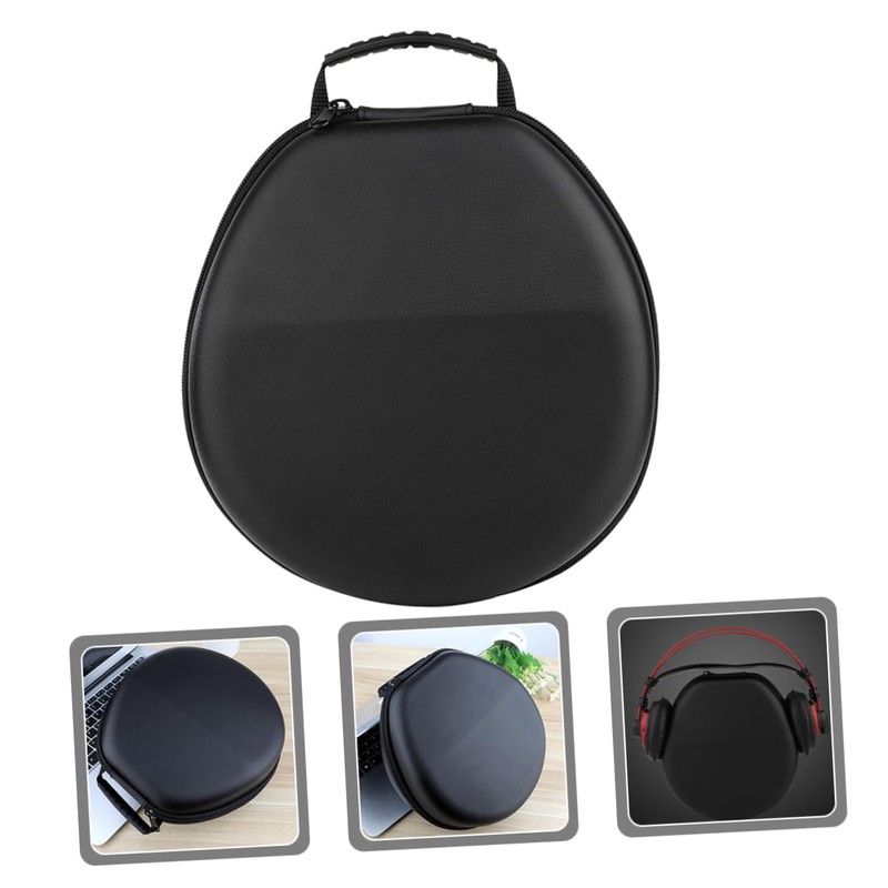 Gatuida Portable Earphone Storage Bag Headset Carrying Case Zipper Lightweight
