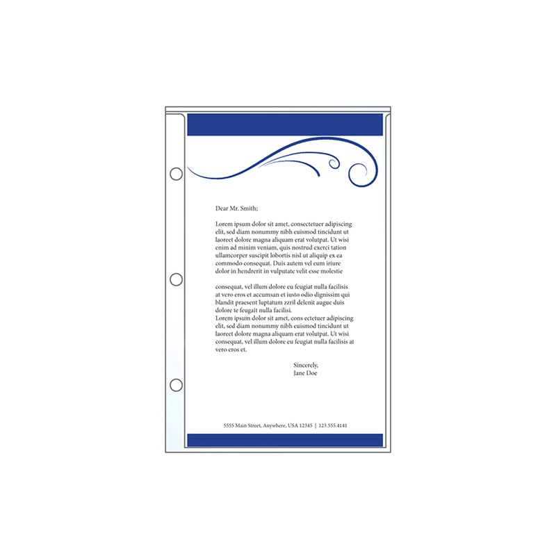 EnvyPak Mini Binder Page Protector - Holds 5 x 8.5