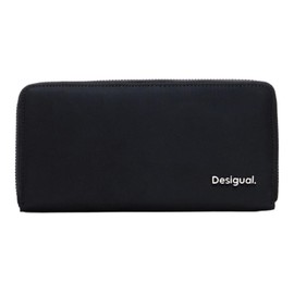 Desigual Women's Accessories Nylon Long Bi-Fold Wallet, black