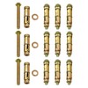 12 PCS Heavy Duty Expansion Bolts, Shield Anchor Bolts, M8