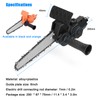 6 Inch Electric Drill Modified To Electric Chainsaw Tool Attachment
