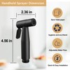 Matte Black Handheld Bidet Sprayer for Toilet, Baby Cloth Diaper