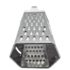 Food Grater with Easy Grip – 6 Patterned Sides for