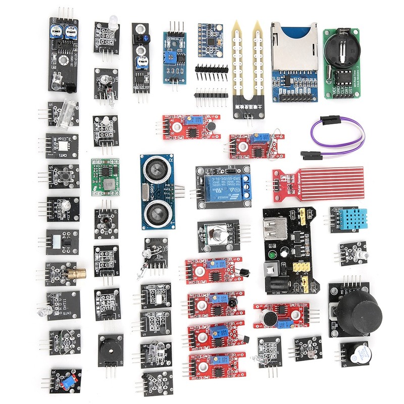 45pcs set Sensor Modules Starter Kit Professional DIY's Updated Development
