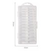 Dolores Caja 240 Uds Tip Uña Postiza Stiletto Natural Transparente