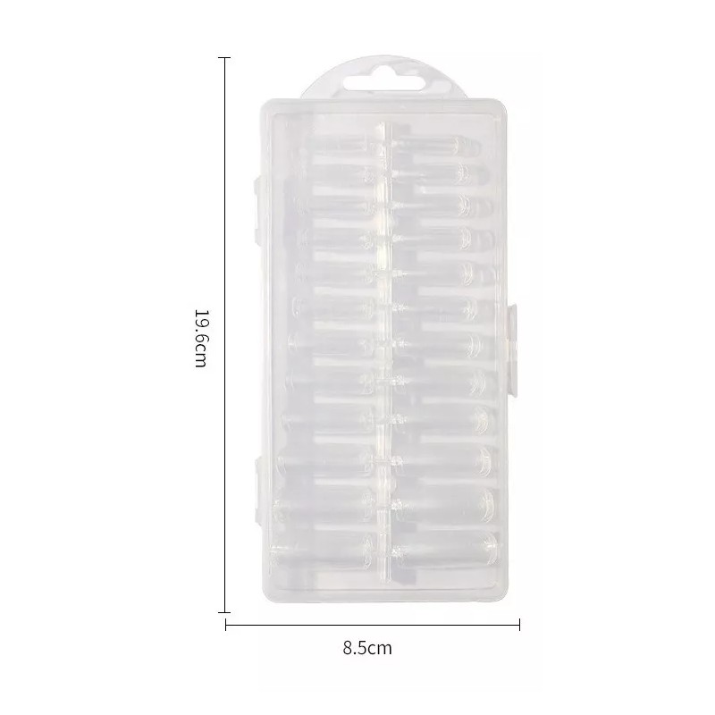 Dolores Caja 240 Uds Tip Uña Postiza Stiletto Natural Transparente