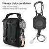 2 PCS Retractable Key Chain High Resiliency 31.5in Frosted Shell