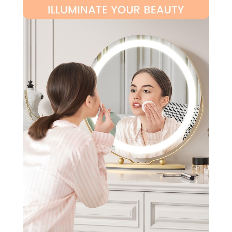 GAOMON Vanity Mirror, 19 Inch Large HD Vanity Mirror with