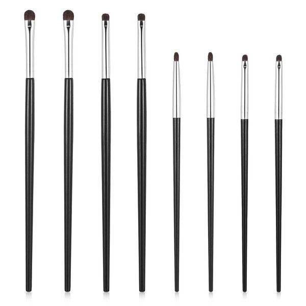 8 PCS Eyeliner Brushes Set, Mini Eye Makeup Brush Set