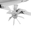 Metal Airplane Wind Spinner, Elegant Spin Design Airplane Weather Vane