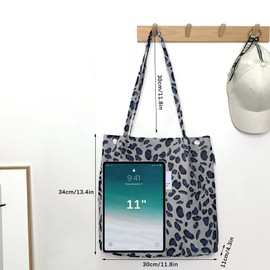 Bikasun Large Shoulder Bag Women's Cord Shoulder Bag Beach Bag Cord Bag Crossbody Bag Shopper Tote Bag Shopping Bag Handbag Shopper for Work Shopping School, Grleo