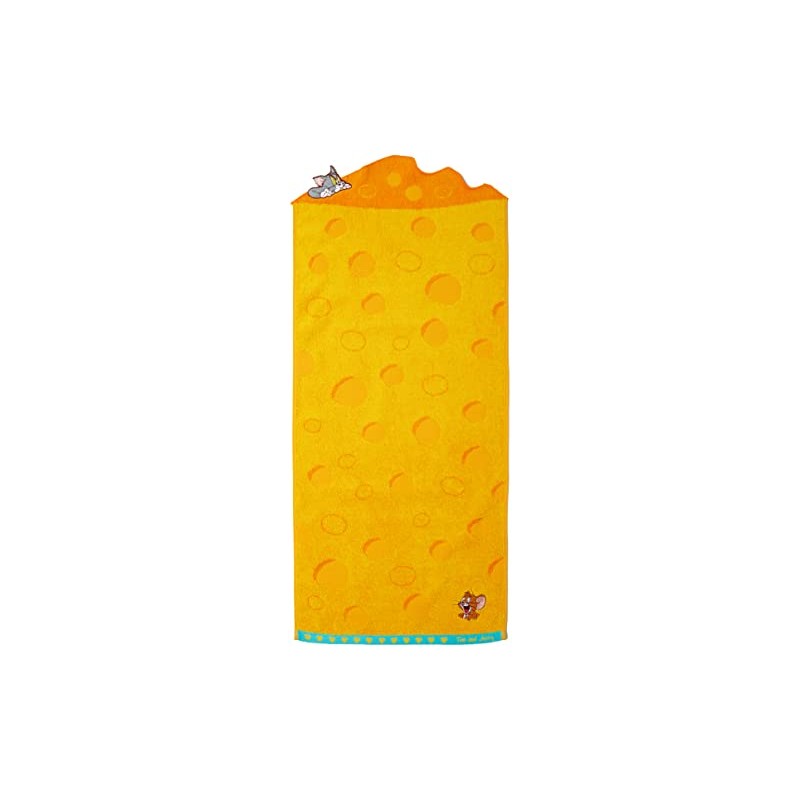 Marushin 4105017000 Face Towel, Tom & Jerry, Yammy Cheese, Cotton,
