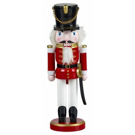 yanka-style 92030-26S Nutcracker Soldier Approx. 26 cm High Wooden Coloured Christmas Advent Gift Decoration